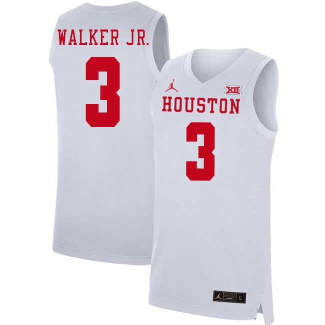 Ramon Walker Jr. College Jersey,Houston Cougars #3 Ramon Walker Jr. Basketball Jersey Youth-White